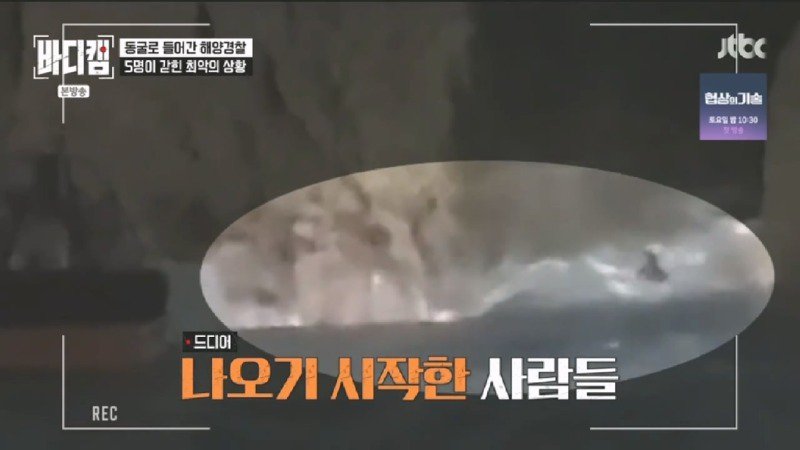 파도에 휩쓸려 동굴에 갇힌 다이버 구하기 위해 투입되었다가 순직한 구조대원42
