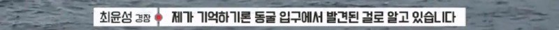 파도에 휩쓸려 동굴에 갇힌 다이버 구하기 위해 투입되었다가 순직한 구조대원58