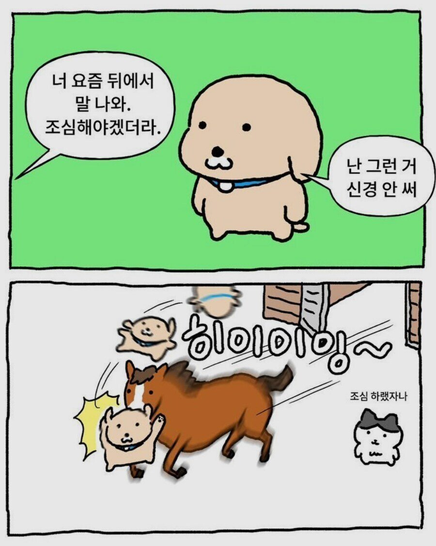 너 뒤에서 말나오더라1