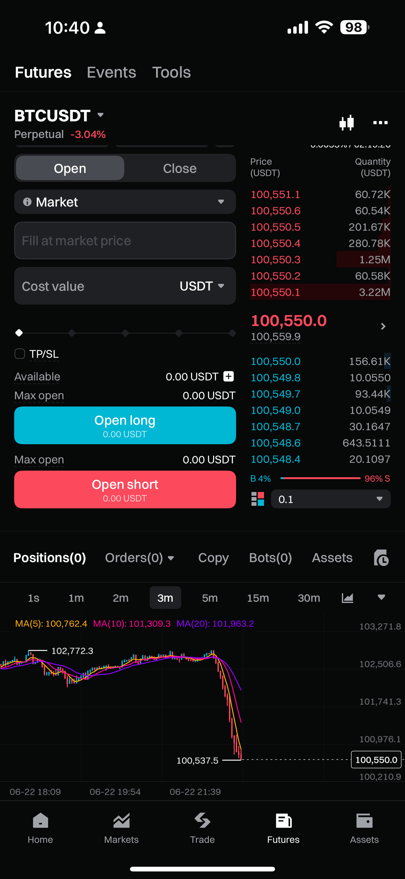 비트코인 떡락 중1