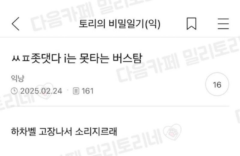 내향인을 고문하는 버스1
