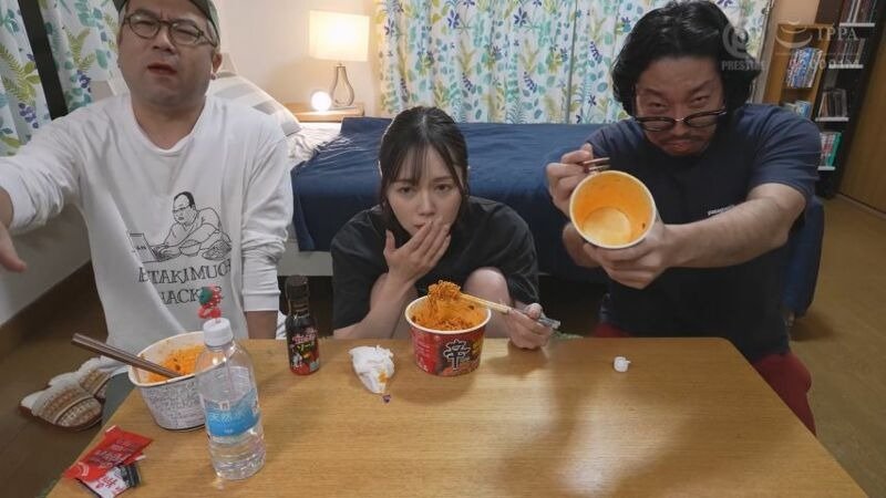 ㅎㅂ) 한국 매운 라면 먹기 내기에서 진 일본처자2