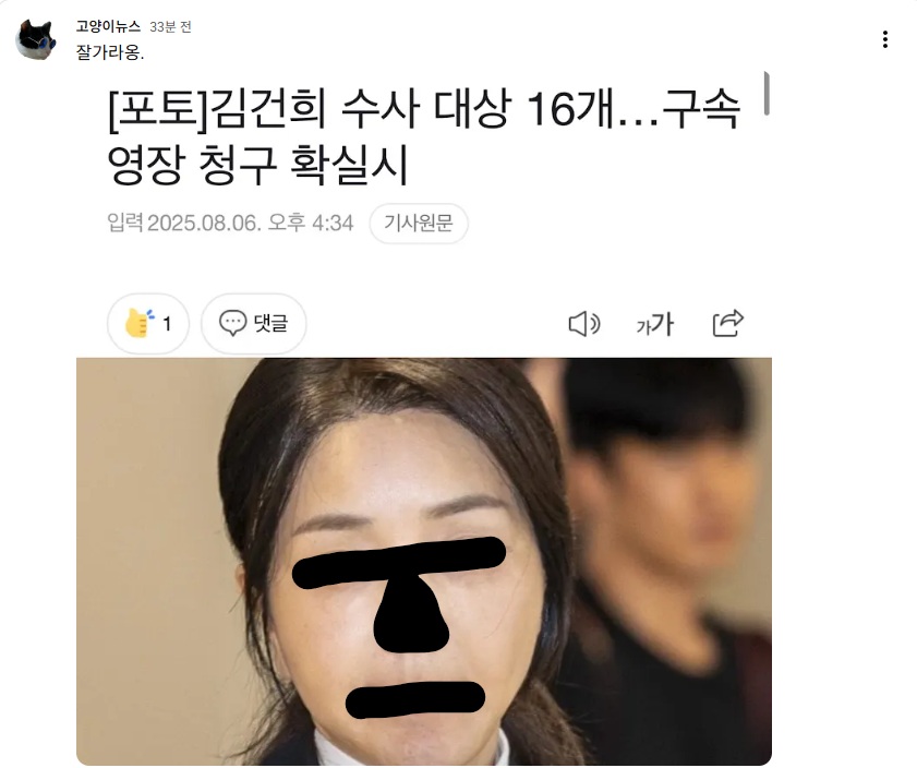 고양이뉴스 축하문(?)1