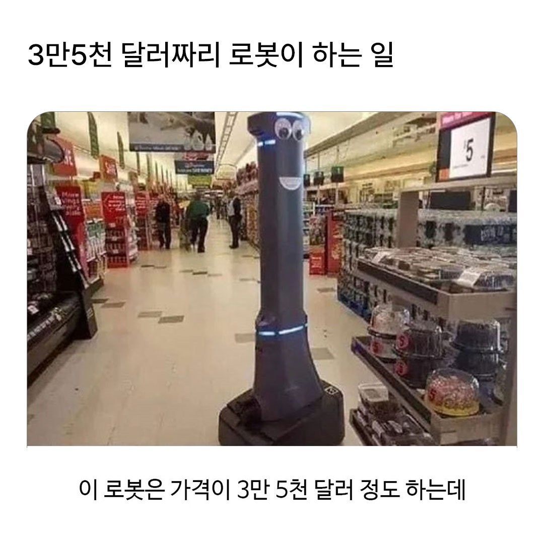 3만5천 달러짜리 로봇이 하는 일1
