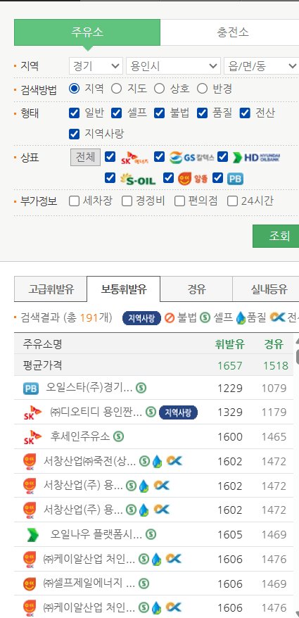 오늘자 난리 났었던 주유소 전쟁2