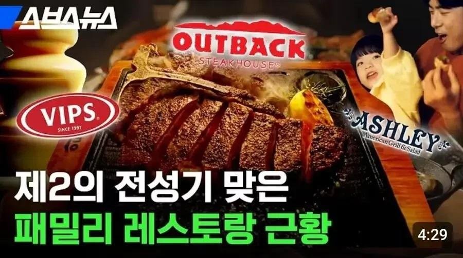 최근에 패밀리 레스토랑이 다시 뜨는 이유1