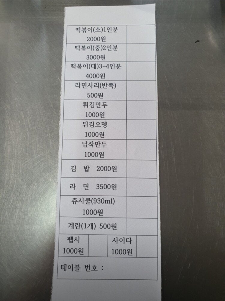 떡볶이 전문 유튜버도 놀란 떡볶이 가격5