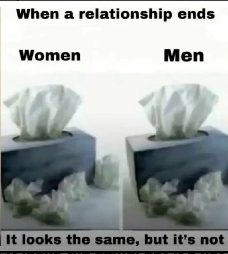 이별 했을때 남여 차이1