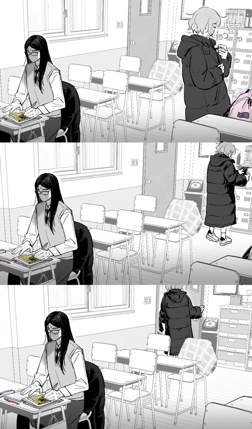 뭔가 깜박한 동급생3