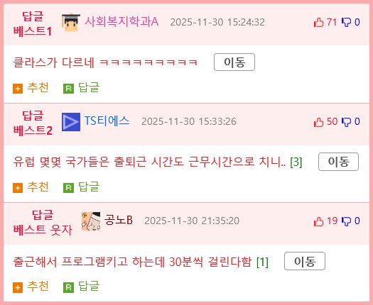 미국 회사의 근로시간 계산 수준2