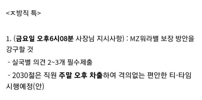 사장님 지시사항1