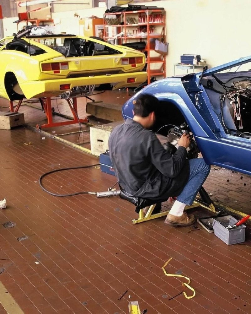 옛날 람보르기니 생산라인9