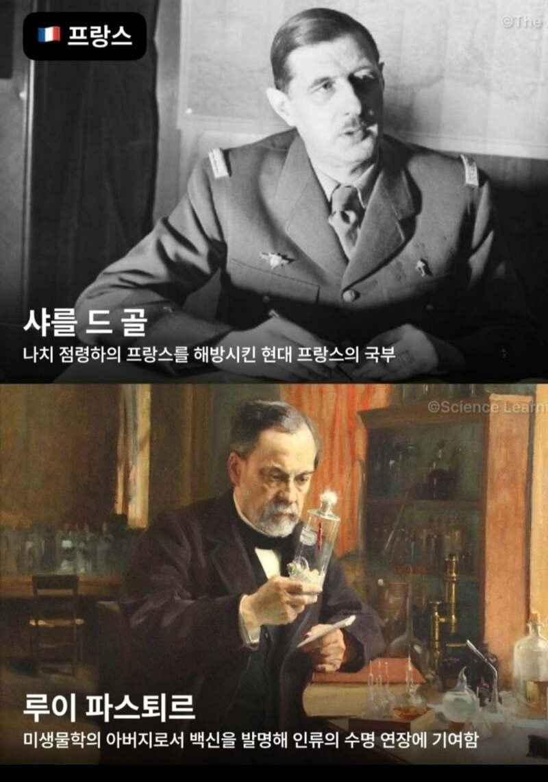 각 나라별 가장 존경받는 인물모음2