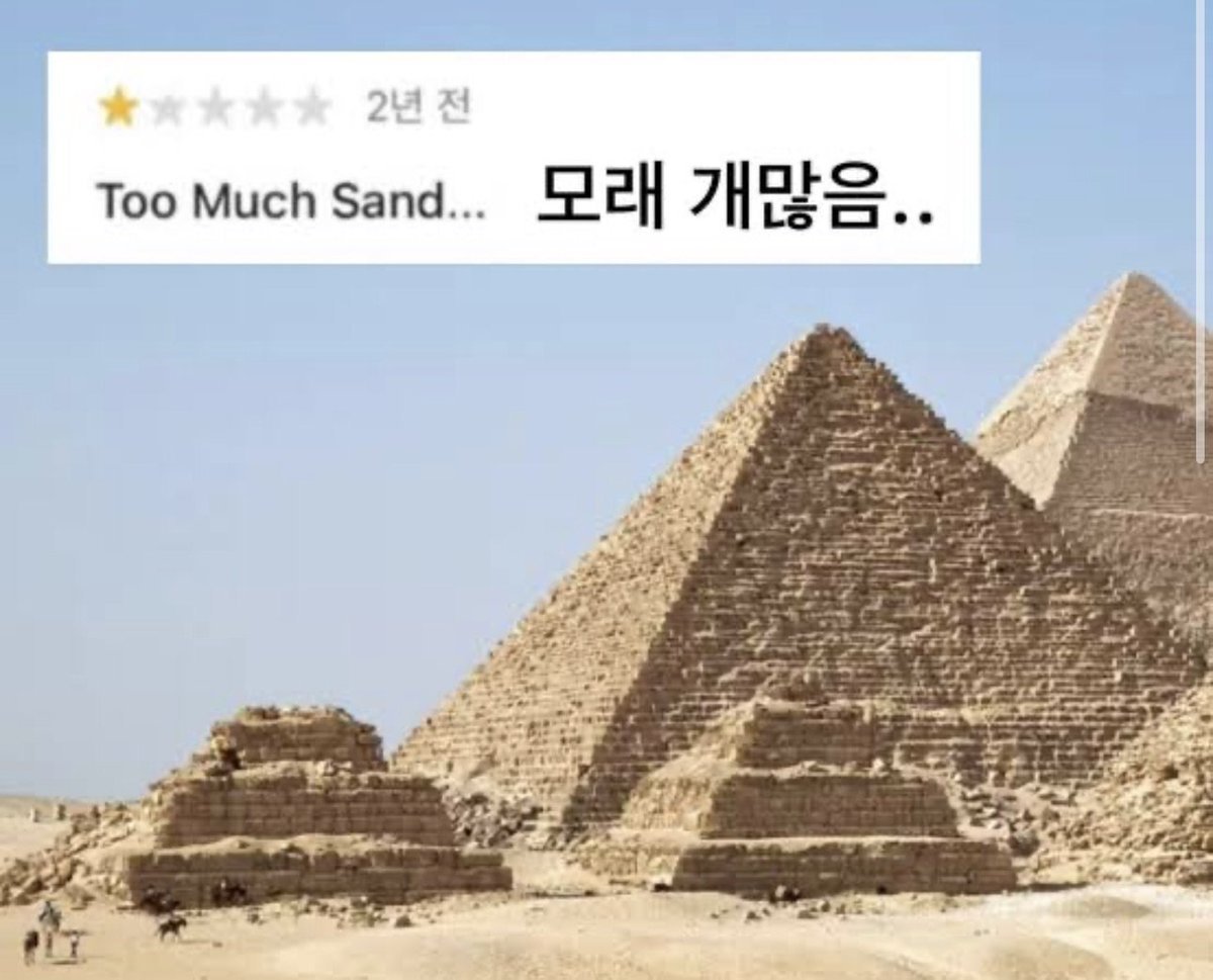 피라미드 후기에 올라온 악플1