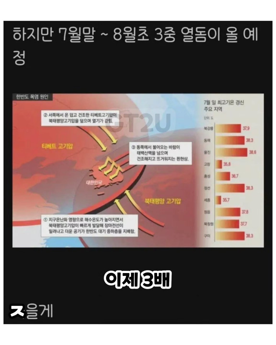이중 열돔 곧 끝난다!2