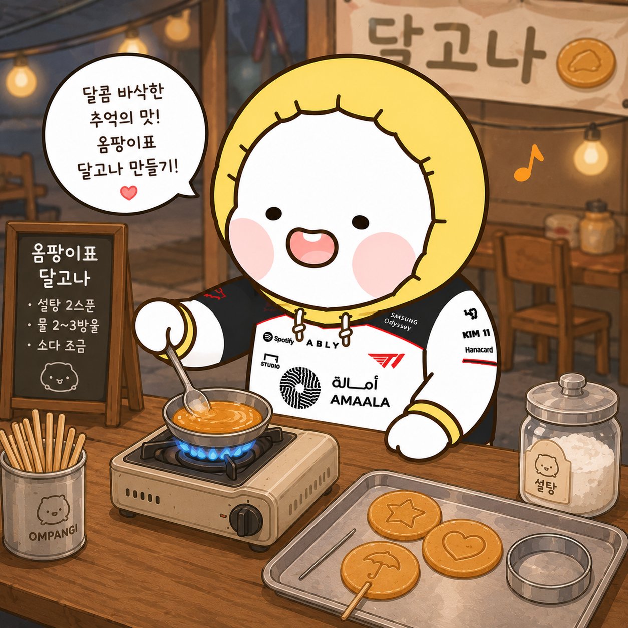 달고나 gif1
