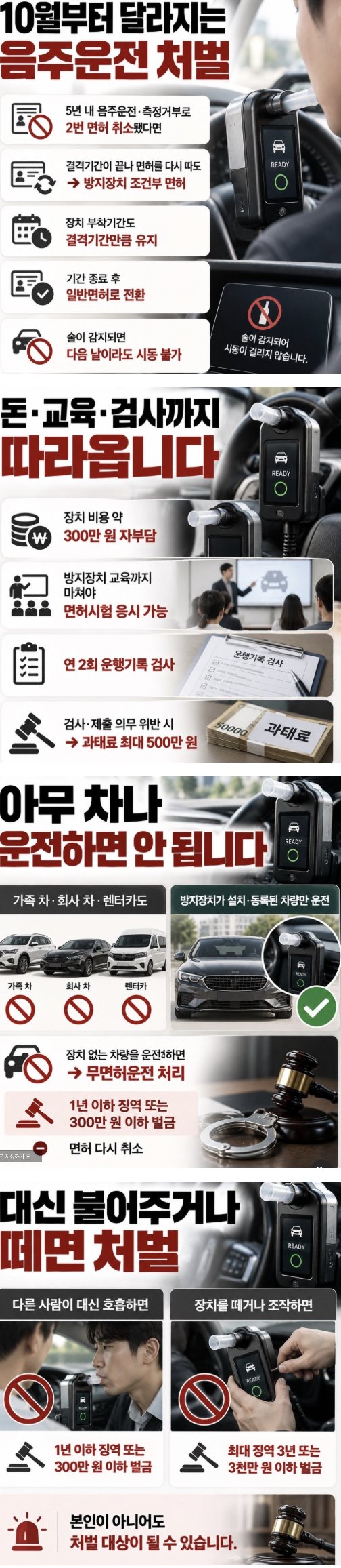 10월부터 달라지는 음주운전 처벌1
