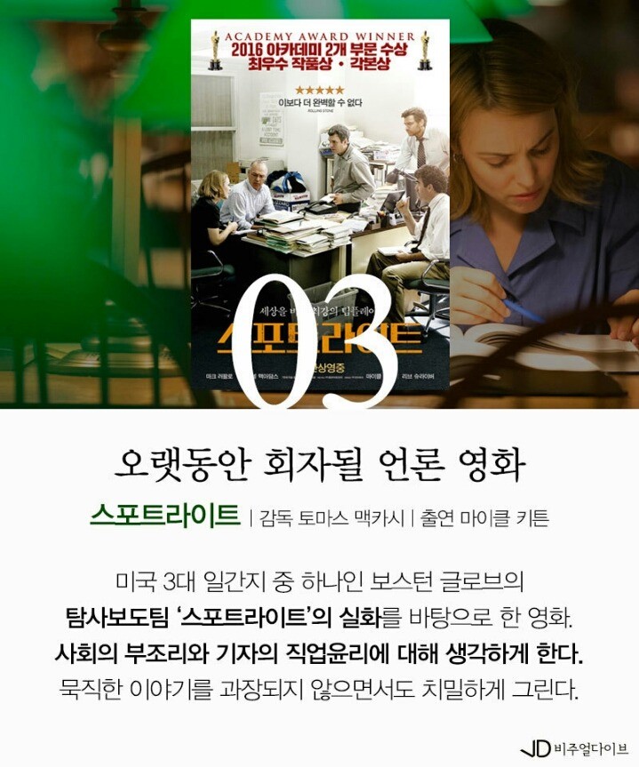 당신이 놓쳤을지 모를 2016 올해의 빛나는 영화 75