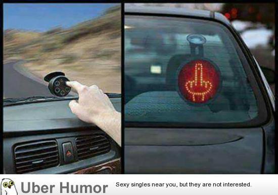 뒷차에게 전하는 메시지1