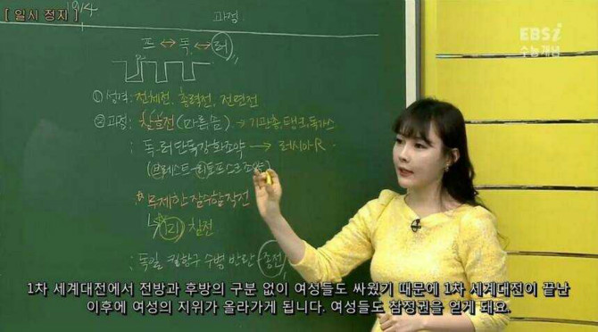 메갈년들에 일침을 가한 쎅쉬한 선생님1