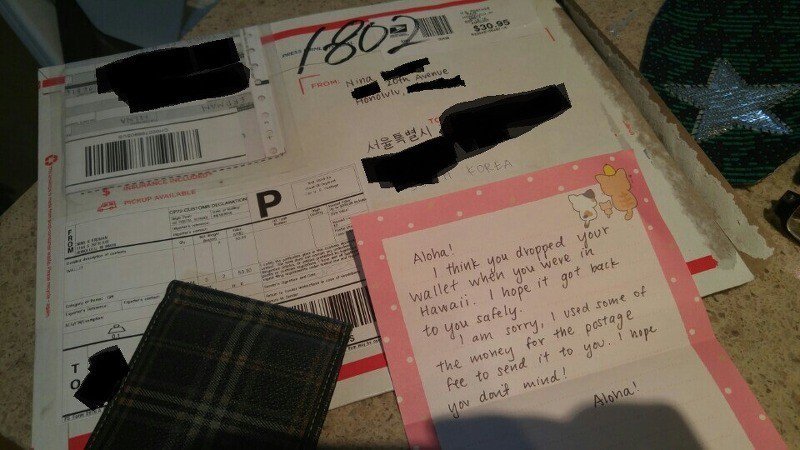 하와이에서 발송한 택배를 받은 어느 한국인.jpg1