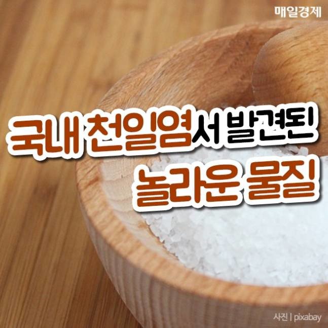 국내 천일염에서 발견된 물질1
