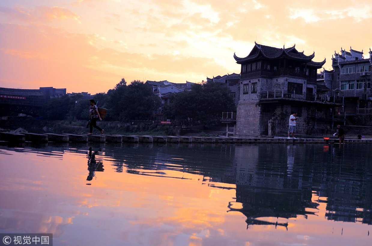 중국 후난성 지서우 비가 내린 후 모습 .jpg1