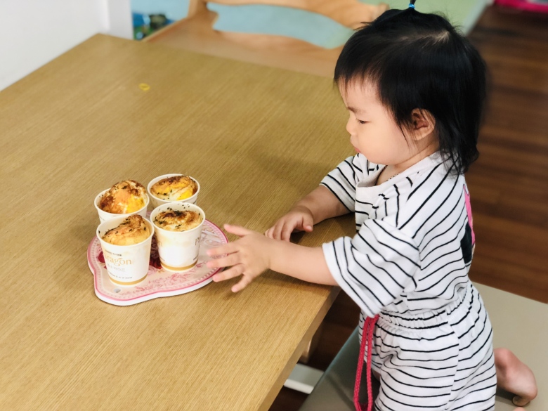 에어프라이어로 계란빵을 만들었습니다3