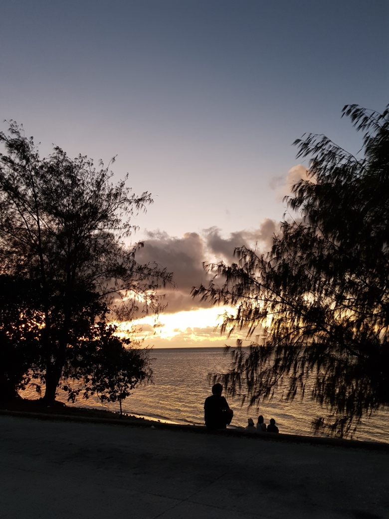 괌에서 귀국했습니다. 콜록콜록3