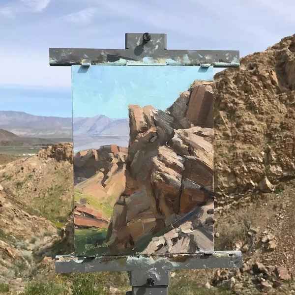 아름다운 자연의 일부가 된 풍경화4