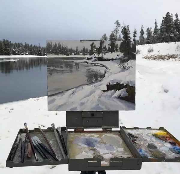 아름다운 자연의 일부가 된 풍경화5