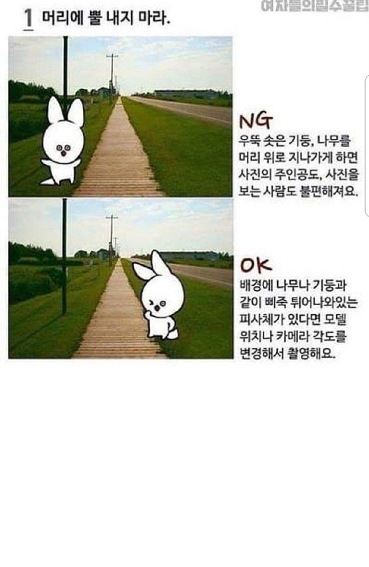 인물사진 잘 찍는 꿀팁1