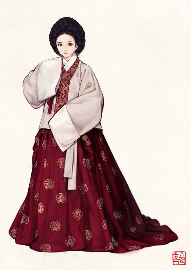 조선 전기 치마 형태3