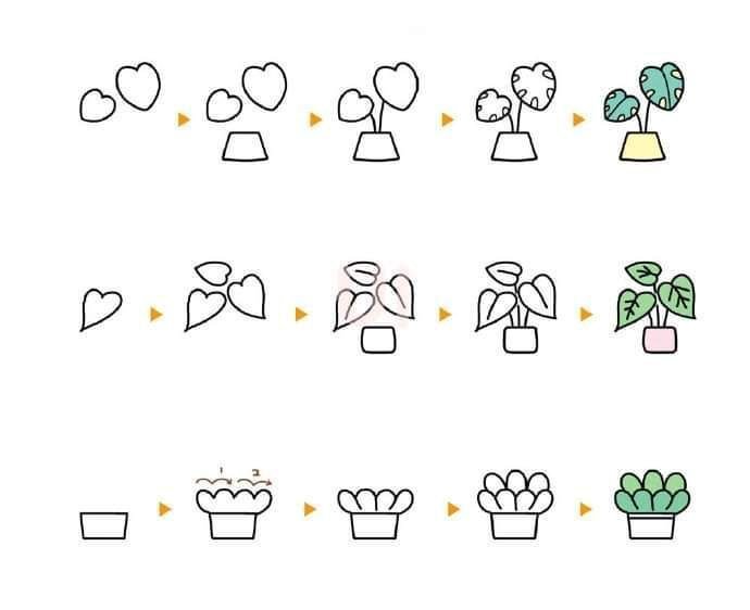 작은 정원 쉽게 그리기5