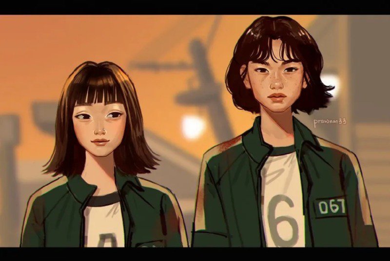 스포x) 오징어게임 팬아트.jpg9